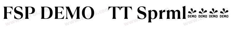 FSP DEMO   TT Sprml字体转换